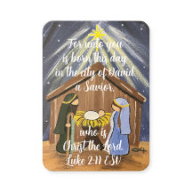 Luke 2:11 Nativity Scripture Tarjetas de Negocio