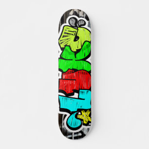 Luke Graffiti Custom Personalized Cool Skateboard