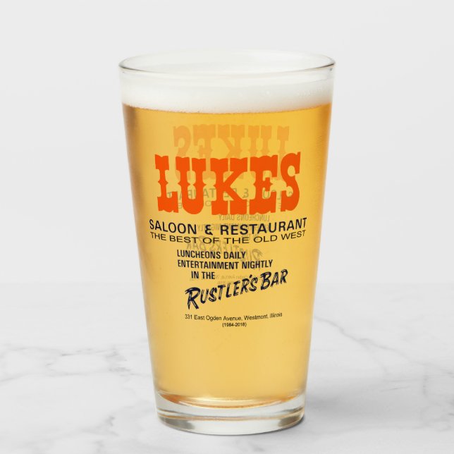 Lukes Saloon and Restaurant, Westmont, IL (Anverso (lleno))