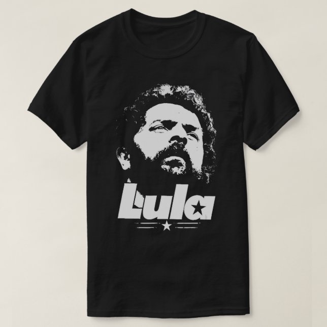 Lula por el presidente Brasil 2022 Camisa de elecc (Diseño del anverso)