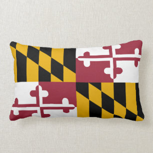 Lumbar Bandera de Maryland, Cojín decorativo de la
