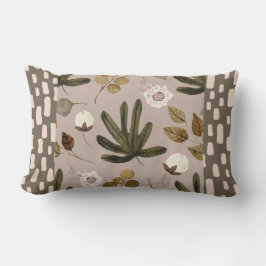 Lumbar Boho deja el beige y el Cojín decorativo verde