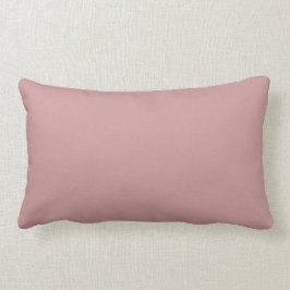 Lumbar Bonito Rosa lisa> Cojín decorativo rectangular