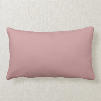 Lumbar Bonito Rosa lisa> Cojín decorativo rectangular