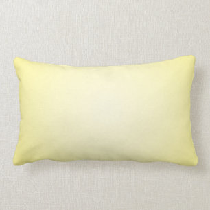 Lumbar Cojín decorativo amarillo pastel