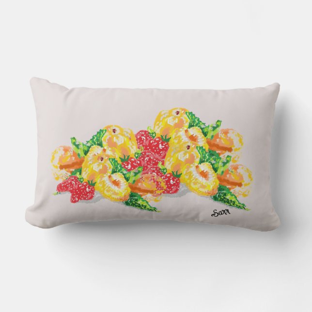 Lumbar Cojín decorativo : Amor A Las Frutas (Anverso)