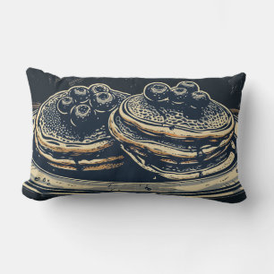 Lumbar Cojín decorativo Blueberry Pancakes