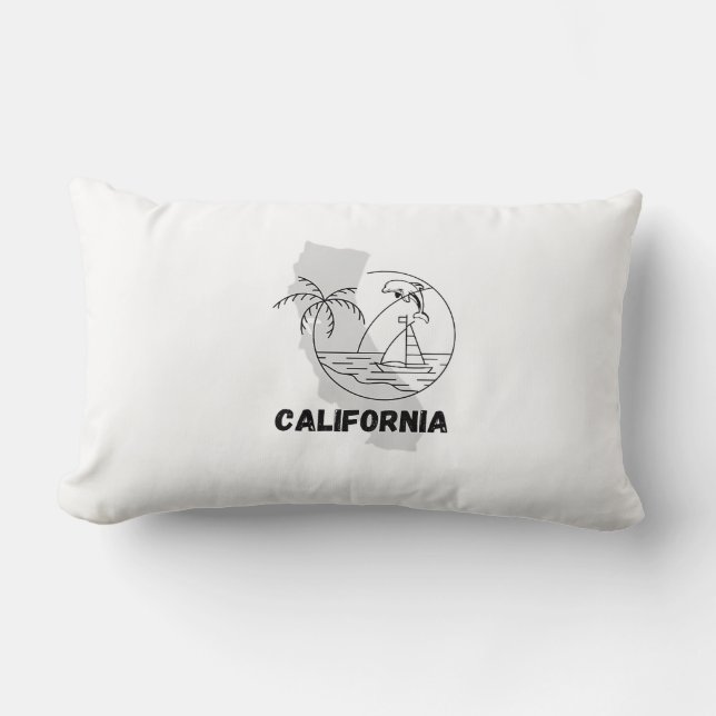 Lumbar Cojín decorativo california (Anverso)
