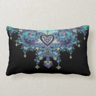 Lumbar Cojín decorativo céltico del fractal de Triskele