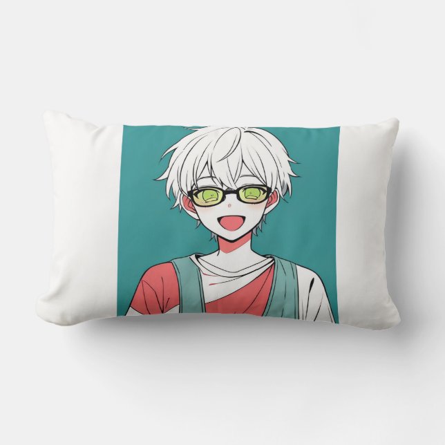 Lumbar Cojín decorativo con anime (Anverso)