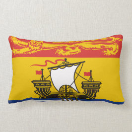 Lumbar Cojín decorativo de bandera de Nueva Brunswick