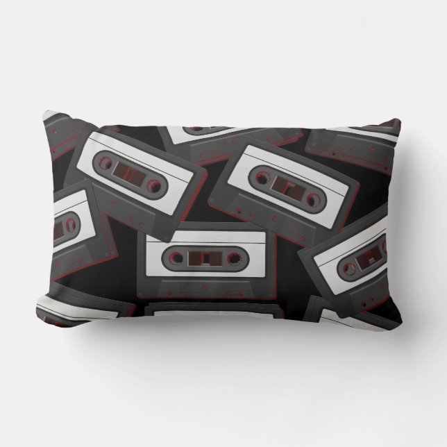 Lumbar Cojín decorativo de cinta mixta de 80 (Anverso)