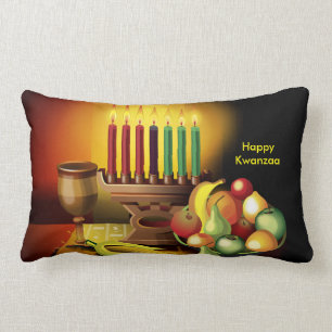 Lumbar Cojín decorativo de Kwanzaa