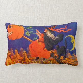 Lumbar Cojín decorativo de la bruja de Halloween del