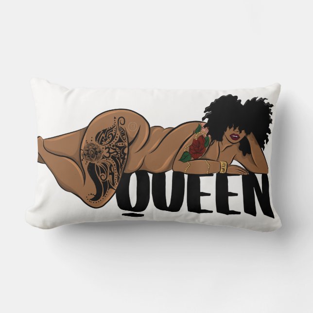 Lumbar Cojín decorativo de la reina (Anverso)