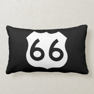 Lumbar Cojín decorativo de la ruta 66