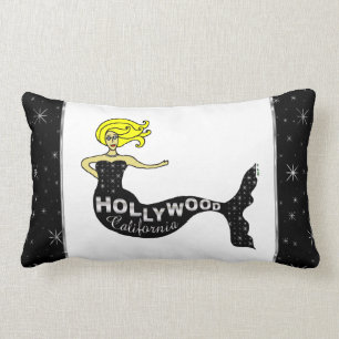 Lumbar Cojín decorativo de la sirena de Hollywood,