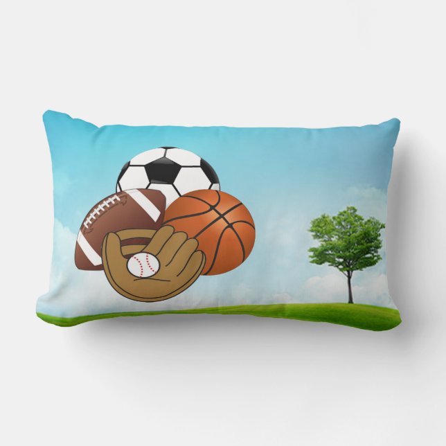 Lumbar Cojín decorativo de las bolas del deporte (Anverso)