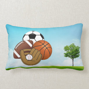 Lumbar Cojín decorativo de las bolas del deporte