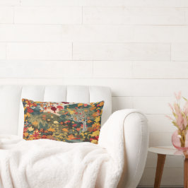 Lumbar Cojín decorativo de las hojas de otoño