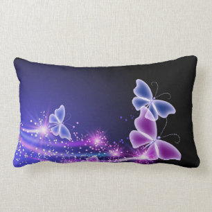Lumbar Cojín decorativo de las mariposas