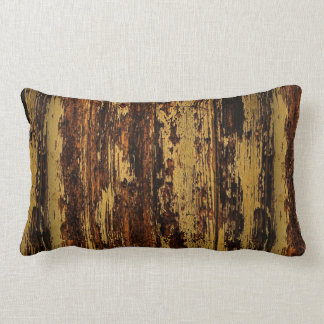 Lumbar Cojín decorativo de madera envejecido