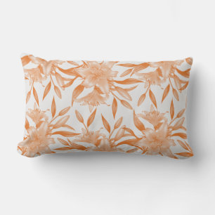 Lumbar Cojín decorativo DE MENSAJES DE naranja LILY FLORA