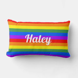 Lumbar Cojín decorativo de nombres personalizados de ban