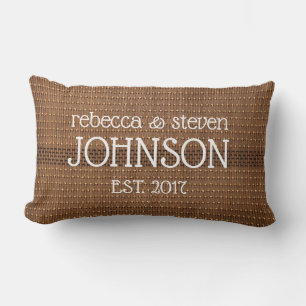 Lumbar Cojín decorativo de parejas personalizadas