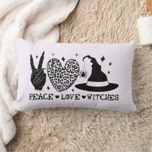Lumbar Cojín decorativo de Peace Love Witches