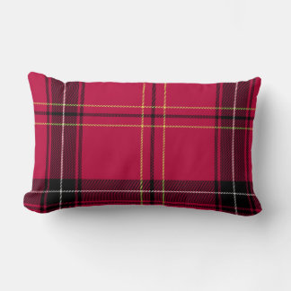 Lumbar Cojín decorativo de Red Plaid