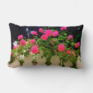Lumbar Cojín decorativo de rosados de rosa