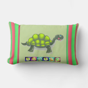 Lumbar Cojín decorativo de tortuga