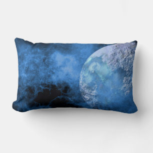 Lumbar Cojín decorativo decorativo de la luna espacial