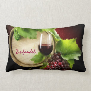 Lumbar Cojín decorativo del vino de Zinfandel