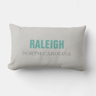 Lumbar Cojín decorativo Estatal de Raleigh Carolina del N