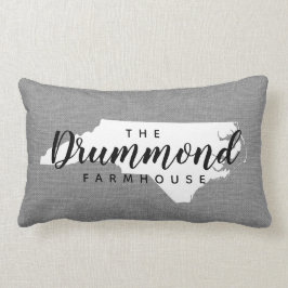 Lumbar Cojín decorativo Estatal Monograma de la Familia C