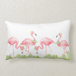 Lumbar Cojín decorativo Flamingo