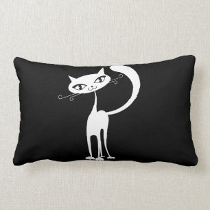 Lumbar Cojín decorativo gato agradable