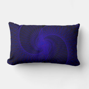 Lumbar Cojín decorativo geométrico de embudo doble arriba