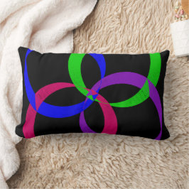 Lumbar Cojín decorativo geométrico de intercambio multico