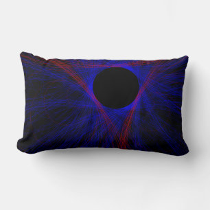 Lumbar Cojín decorativo geométrico de triángulo acentuado