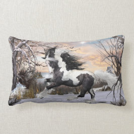 Lumbar Cojín decorativo gitano del caballo de Vanner