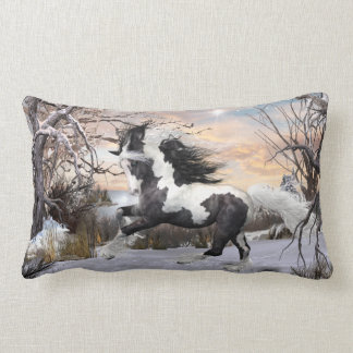 Lumbar Cojín decorativo gitano del caballo de Vanner