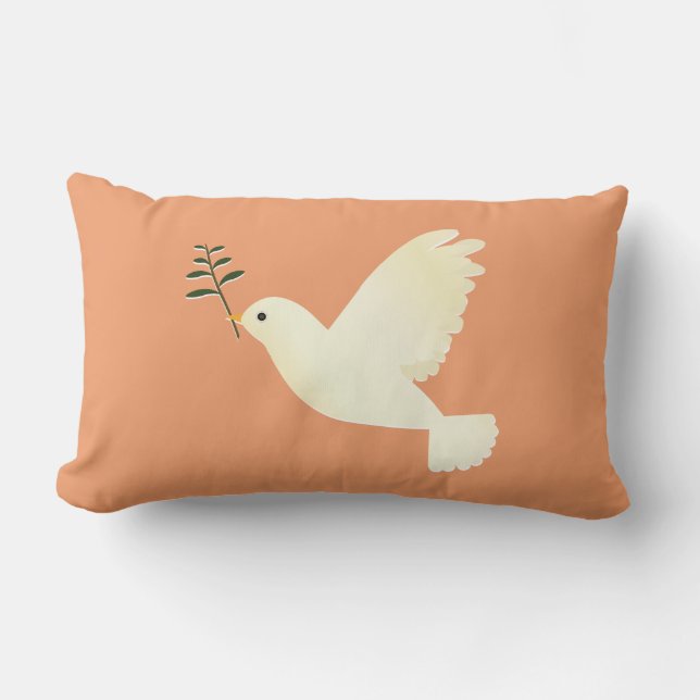Lumbar Cojín decorativo Golden Dove (Anverso)