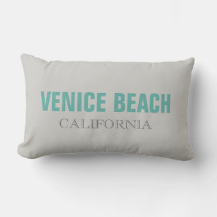 Lumbar Cojín decorativo Gray California en Venice Beach