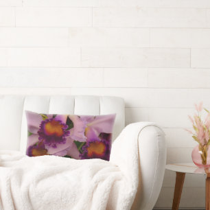 Lumbar Cojín decorativo Híbrido Orquídea de Cattleya