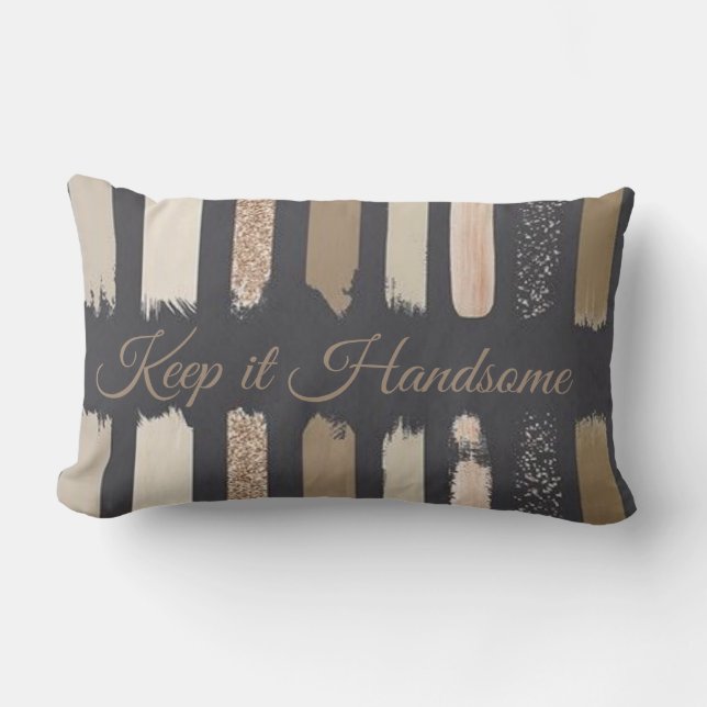 Lumbar Cojín decorativo Mantenerlo a mano (Anverso)