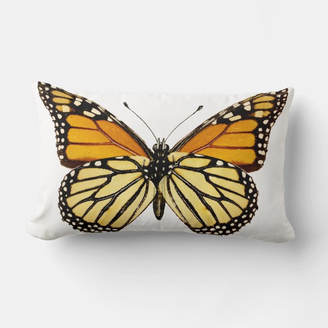 Lumbar Cojín decorativo mariposa (Anverso)