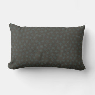 Lumbar Cojín decorativo marrón oscuro